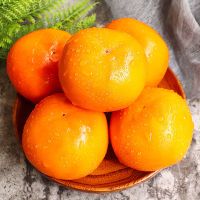 希礼盛山西运城巧克力脆柿子净重8斤,单果70mm起彩箱+直装