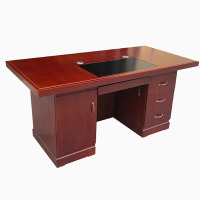 大嘉办公桌140*70*75CM贴面材料用优质胡桃木高级木皮