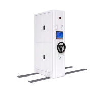 风雷动密集柜档案室电动智能密集架移动档案柜凭证资料柜手摇文件柜一列1组每立方(智能)