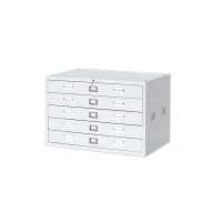 鑫升顺底图柜工程资料图纸柜0号1号抽屉柜文件柜地图柜菲林柜图纸收纳柜1号单节1000*700*550 灰白色