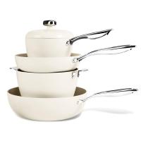 温仑山 鹅卵石四件套 白玉兰 VE035