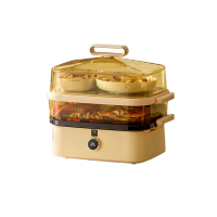 康宁(VISIONS) 电蒸锅电炖锅蒸锅 玻璃大容量 多功能 [双层] 8L WK-DZG001-KDN/KZ