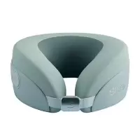 SKG颈椎按摩器护肩脖子U型枕立体环颈稳固支撑热敷仪天青色N5
