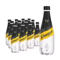 可口可乐(Coca-Cola)怡泉 Schweppes 无糖零卡 苏打水400ml*12瓶 整箱装