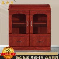鑫金虎 两门油漆茶水柜办公储物矮柜餐边柜
