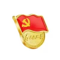 千优美(Qianyoumei)新党员党标 徽章胸章 大磁扣强磁金属徽章 50个起订