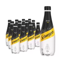 可口可乐 怡泉 Schweppes 无糖零卡 苏打水400ml*12瓶 整箱装