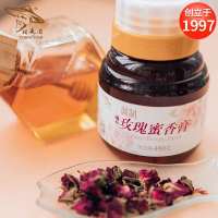 颐寿园 玫瑰蜜香膏480g/瓶 玫瑰蜜语蜂产品制品 洋槐蜜重瓣红玫瑰 无添加