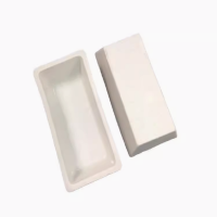 氧化铝方舟带盖方形 60x30x20mm带内凸盖20ml/个