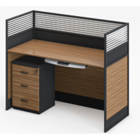 秦 鑫(QINXIN)技术干部直办公桌带屏风工位1400*700*1100mm