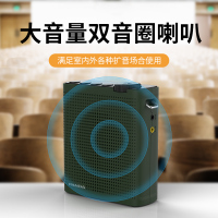 熊猫(PANDA)K75 UHF无线扩音器教师专用小蜜蜂麦克风 大音量喊话扬声器导购讲解员喇叭录音播放器便携插卡音箱 绿