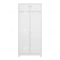 臻远双人内务柜铁皮更衣柜储物柜衣帽物品柜