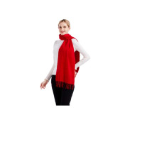 丝语棠 中国红围巾SZGH01