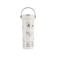 GOOM 艺术手绘系列 保温杯 GM-23AW-B7 栀白-600ML
