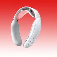 skg颈椎按摩器K3浅灰 保护肩颈部脖子恒温热敷秘通经技术脉冲仪便携小巧易收纳