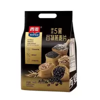 西麦黑谷物燕麦片540g袋装即食黑芝麻高膳食纤维高蛋白质饱腹早餐麦片独立包装