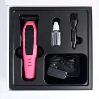 电推剪比尔增白器渐变主推雕刻修边刻痕发廊推子剃须刀 X9芭比粉雕刻推