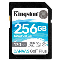金士顿 SDG3 256G内存卡 SD存储卡 读速170M/S