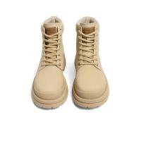 百丽复古大靴男靴冬季厚底户外休闲工装马丁靴A1225DD3