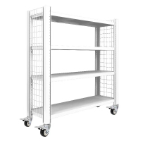 山威 可移动中型货架带测网万向轮款(2000*600*2000mm)承重300KG