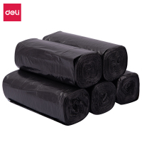 得力18742垃圾袋(黑色)(40*45)/5卷/包