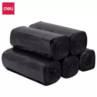 得力18742垃圾袋(黑色)(40*45)/5卷/包