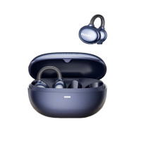 飞利浦(PHILIPS)蓝牙耳机骨传导概念真无线挂耳式开放式 长续航高端通话降噪耳机 TAT3469 蓝色