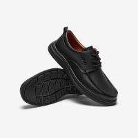 Bata休闲皮鞋男秋季牛皮商务通勤百搭皮鞋L1829CM3