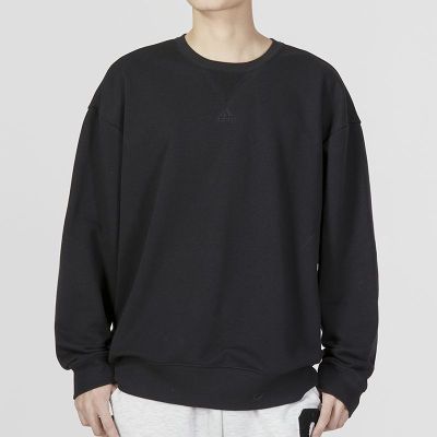 阿迪达斯(adidas)男装新款运动休闲服时尚健身保暖透气圆领卫衣套头衫 IC9807