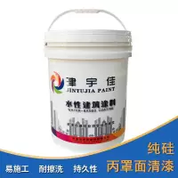 津宇佳 乳胶漆 硅丙罩面漆 透明 20KG/桶 1KG