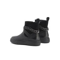 暇步士冬时尚皮带扣设计女休闲时装靴短靴D3E05DD3