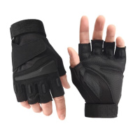 WURONG 运动半指手套男军迷春夏户外用战术手套健身防滑耐磨骑行手套露指