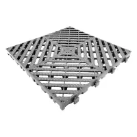 臻远 ZY3121308地格栅塑料拼接地板垫网格垫板 灰色