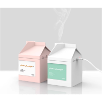 向物牛奶盒加湿器 超声波雾化 精巧实用 DSHJ-H-001白色和粉色(需备注)