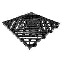臻远 ZY3121312地格栅塑料拼接地板垫网格垫板 黑色