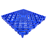 臻远 ZY3121316地格栅塑料拼接地板垫网格垫板 蓝色