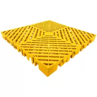 臻远 ZY3121319地格栅塑料拼接地板垫网格垫板 黄色
