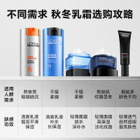 欧莱雅男士水能玻尿酸补水保湿强润霜50ml乳液面霜护肤品礼物送男友