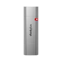 联想(Lenovo) 双接口Type-C/USB3.2固态U盘手机优盘金属高速大容量 128G 风暴灰 TSU303