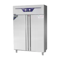 臻远 ZY40614163 餐盘消毒柜对开玻璃门高温热风循环消毒柜1400L无指纹双门