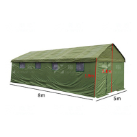 臻远 ZY40614140 户外帐篷施工帐篷房棉帐篷 8*5米