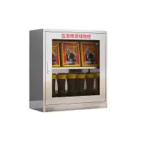 乙壬不锈钢防暴器械装备柜工具柜安保反恐盾牌柜警务室防爆柜304加厚材质800*750*350应急物资柜 不含器材