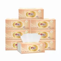 心相印抽纸 经典系列 3层110抽*8包S码 软抽纸面巾(新旧品随机发货
