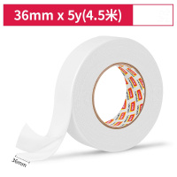 得力(deli)30416-EVA泡棉双面胶带36mm*5y*2.5mm(1卷/袋) 12卷/包