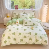 雅鹿加密精舒棉四件套YLZZLY21(花色:荟草香)200*230cm/套