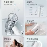 苏泊尔(SUPOR)电吹风机家用负离子大功率不伤发高速吹风速干柔顺护发吹风筒冷热快调低噪便携学生宿舍用HDL-F2