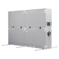 臻远智能密集架移动资料柜钢制轨道1列4组标准尺寸2300*900*560mm