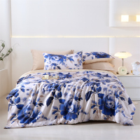 悠梦嘉居轻奢水墨天丝四件套 水墨画活性印染 健康自然1.5/1.8床通用