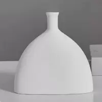 小窝厘 素胚瓶扁形 摆件