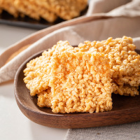 刻凡 糯米锅巴500g安徽特产小吃手工可以吃很久的零食休闲食品 糯米锅巴咸味500g*1箱